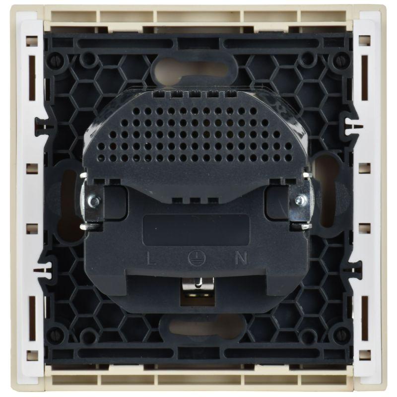  Розетка FORTE&PIANO FP445 16А USB A+A 3.1А с заземл. защ. шторки винт. крепл. ваниль IEK FP-R14-16-U21-D31-K10 фото в каталоге от BTSprom.by