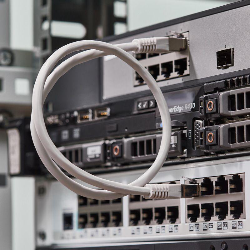  Патч-корд F/UTP кат.6 RJ45-RJ45 LSZH экранир. 0.5м сер. Rexant 18-8101-1 фото в каталоге от BTSprom.by