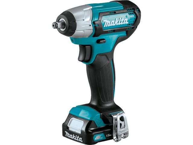 аккум. ударный гайковерт makita tw 140 dwae в чем. (10.8 в, 2 акк., 2.0 а/ч li-ion, посадочн. квадрат 3/8 ", 140 нм, вес 1.1 кг) tw140dwae от BTSprom.by