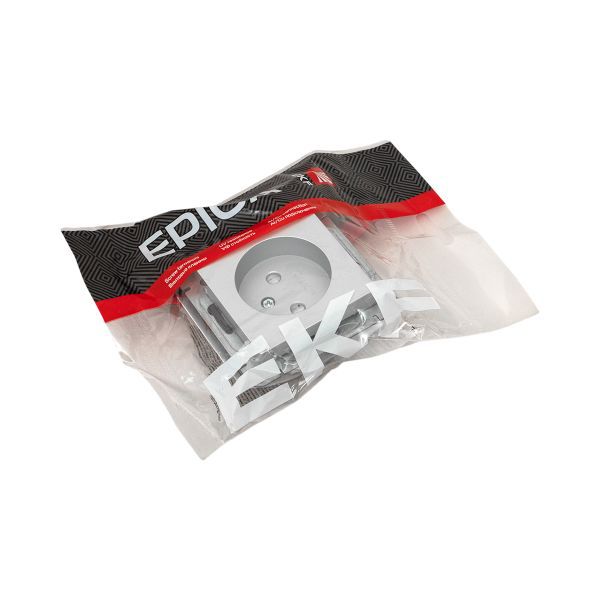  Розетка СП Эпика 16А без заземл. защ. шторки механизм алюм. EKF UP1-SOA-101 фото в каталоге от BTSprom.by