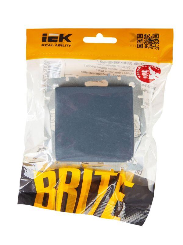  Выключатель 1-кл. СП BRITE ВС10-1-0-БрМ 10А механизм маренго IEK BR-V10-0-10-K35 фото в каталоге от BTSprom.by