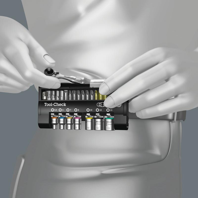  Набор бит и головок с трещоткой Tool-Check 1 SB 38 предметов Wera WE-073220 фото в каталоге от BTSprom.by