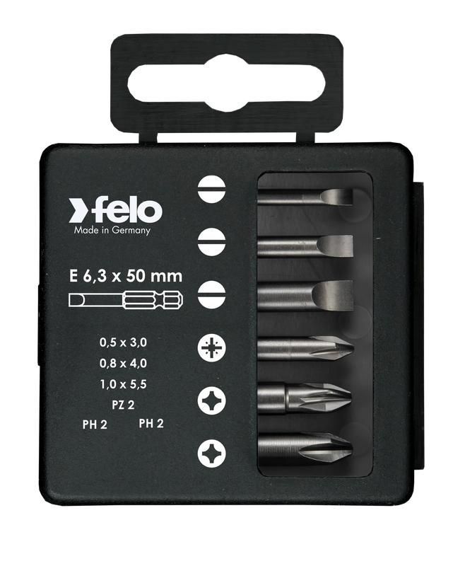 набор бит sl/pz/ph industrial 50мм в кейсе 6 бит felo 03092516 от BTSprom.by