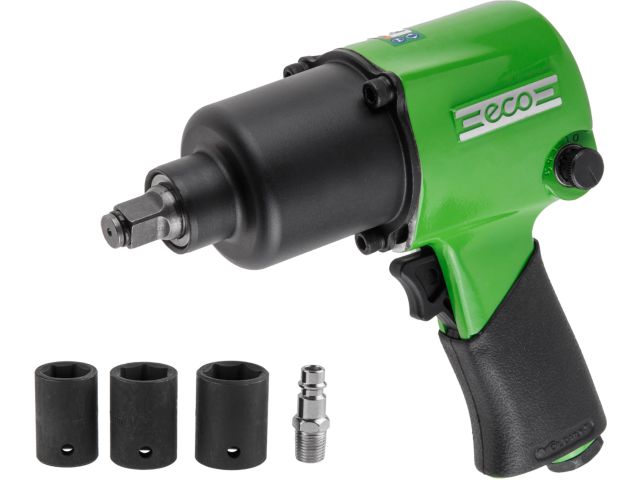 пневмогайковерт 1/2" eco aiw-742s (742 нм, ударный мех-м: twin hammer, 218 л/мин, 7500 об/мин, макс. резьба: м16) ec3914-4 от BTSprom.by
