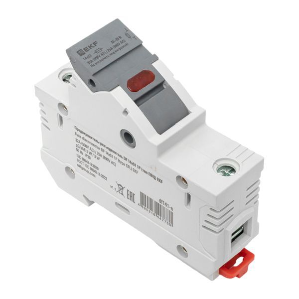  Предохранитель-разъединитель DF 14х51 1п (тип ПВЦ) EKF df141-e фото в каталоге от BTSprom.by