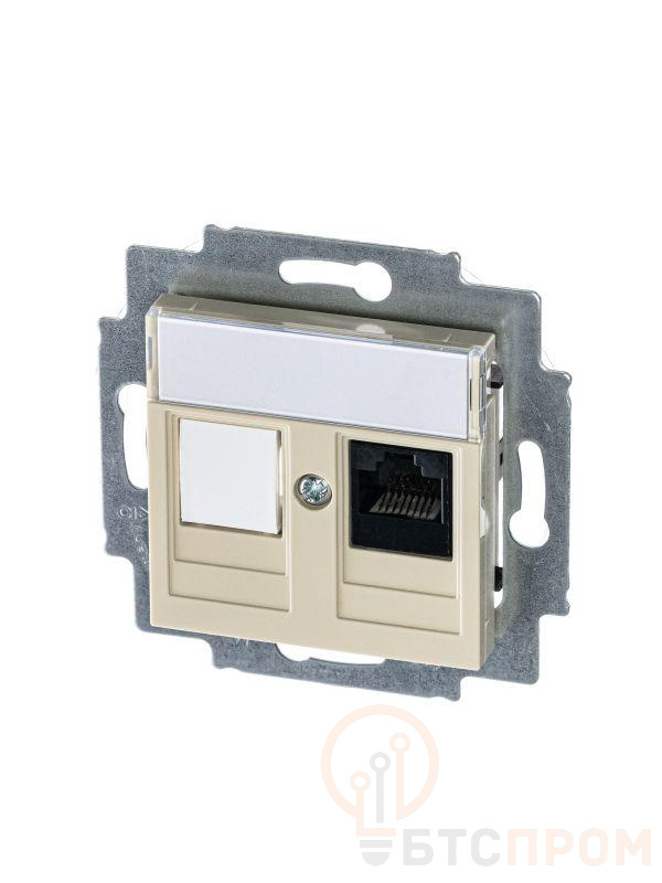 Розетка компьютерная Levit RJ45 кат.5E с заглушкой сл. кость ABB 2CHH295117A6017 фото в каталоге от BTSprom.by  Розетка компьютерная Levit RJ45 кат.5E с заглушкой сл. кость ABB 2CHH295117A6017 фото в каталоге от BTSprom.by