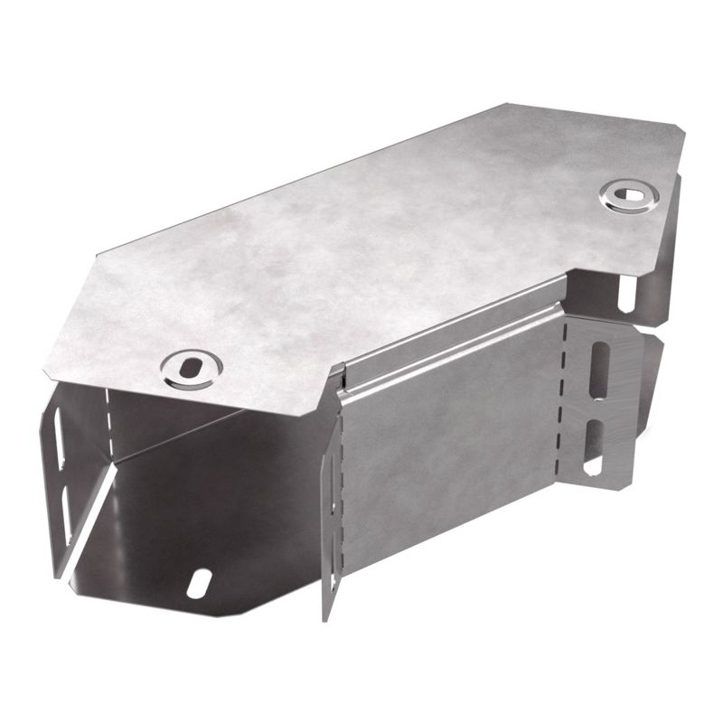 Угол для лотка горизонтальный 90град. 100х100 Стандарт с крышкой Промрукав PR16.0413 от BTSprom.by