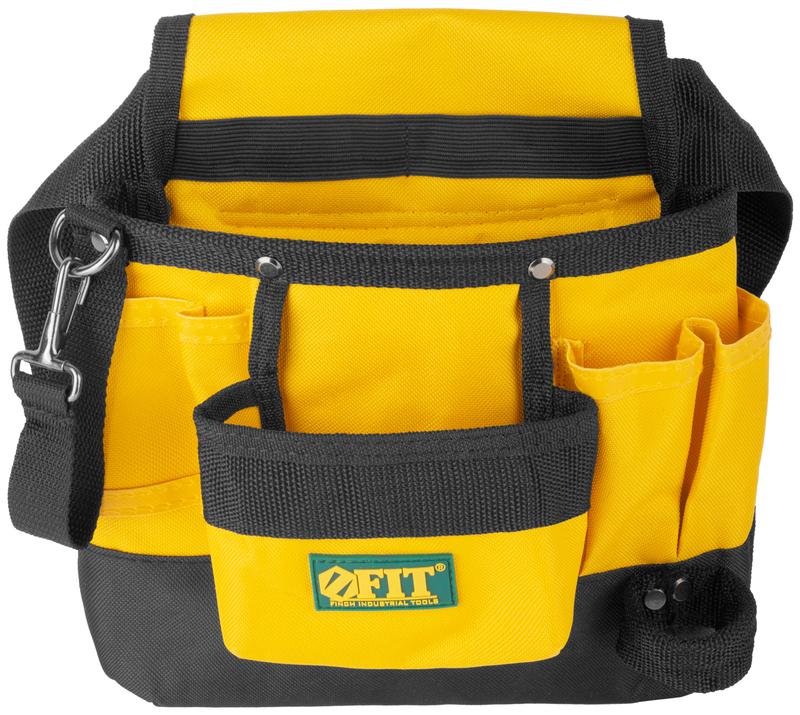  Пояс для инструмента одинарный полиэстер 9 отделений 1 петля для инструмента FIT 12517 фото в каталоге от BTSprom.by