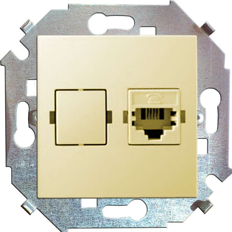 розетка компьютерная сп simon 15 rj45 кат.5e systimax механизм сл. кость simon 1591598-031 от BTSprom.by