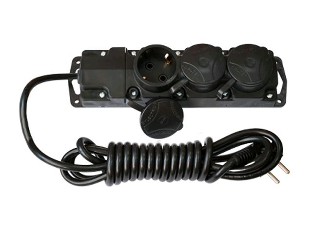 удлинитель-шнур 3,5м брызгозащищенный (3 роз., 3.7квт, с/з, пвс 3х1,5) bylectrica у16-3823.5м от BTSprom.by