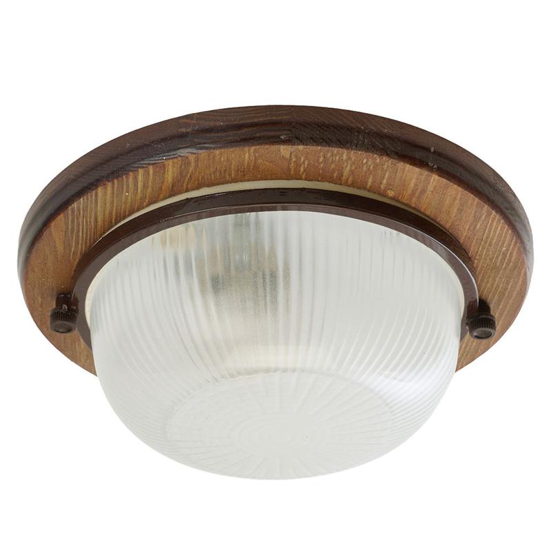 светильник накладной ip54 220в 60вт е27 дерево орех круг нбо 03-60-021 11573 feron 11573 от BTSprom.by