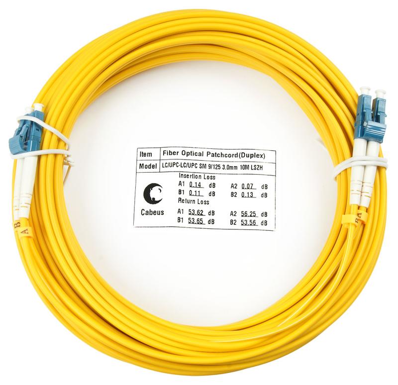 шнур оптический fop(d)-9-lc-lc-10m duplex lc-lc 9/125 sm 10м lszh cabeus 7515c от BTSprom.by