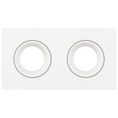  Светильник встраиваемый декоративный KL90-2 WH MR16/GU5.3 бел. пластик. Эра Б0054371 фото в каталоге от BTSprom.by