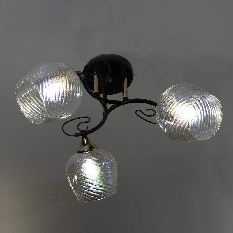  Светильник 11295-9/3 (Плафон 8310) НПБ 01-3х60-214 Е27 ИУ черн. зол. Элетех 1005404881 фото в каталоге от BTSprom.by