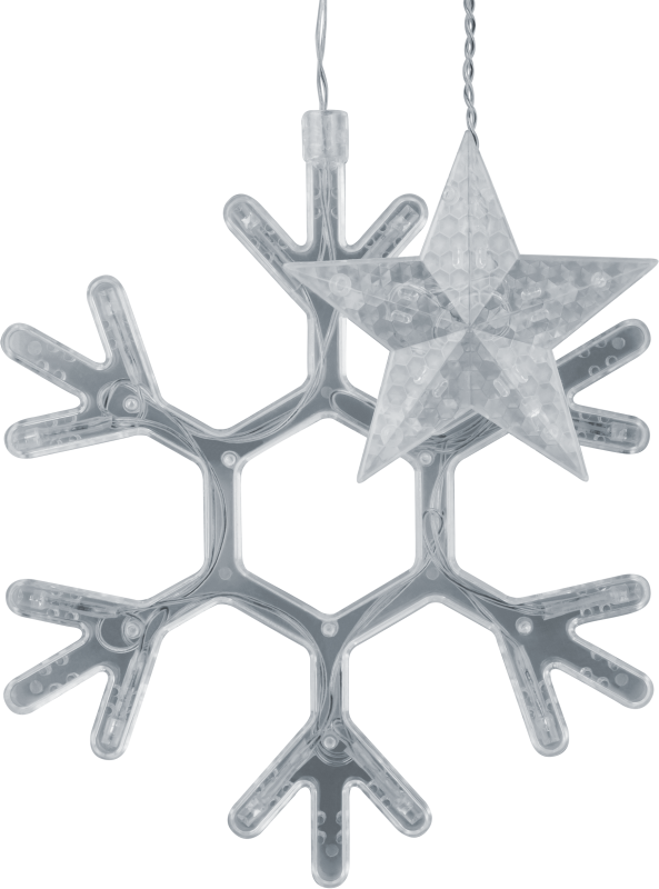  Гирлянда светодиодная "Бахрома" "Звезды и снежинки" 95 122 NGF-D032-03 2.5х1м Blue IP20 Navigator 95122 фото в каталоге от BTSprom.by