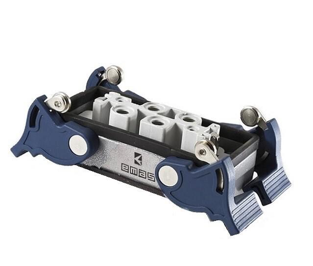 розетка низкая 4-фиксатора для панели 6 полюсов 4х80а+2х16а emas ebm806pm44 от BTSprom.by