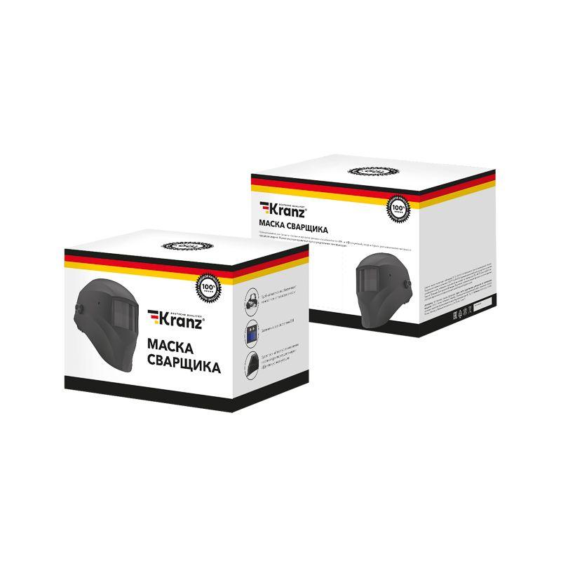  Маска сварщика "Хамелеон" АСФ 100 с автомат. светофильтром Kranz KR-16-0795 фото в каталоге от BTSprom.by