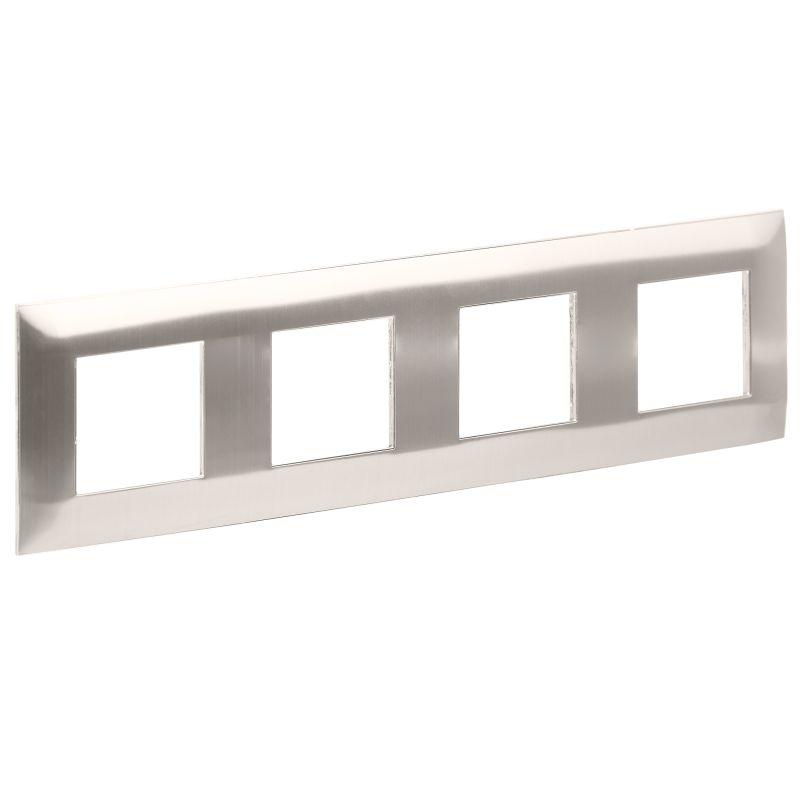 рамка 4-м skandy sk-f34n металл никель iek sk-m42-m-k50 от BTSprom.by