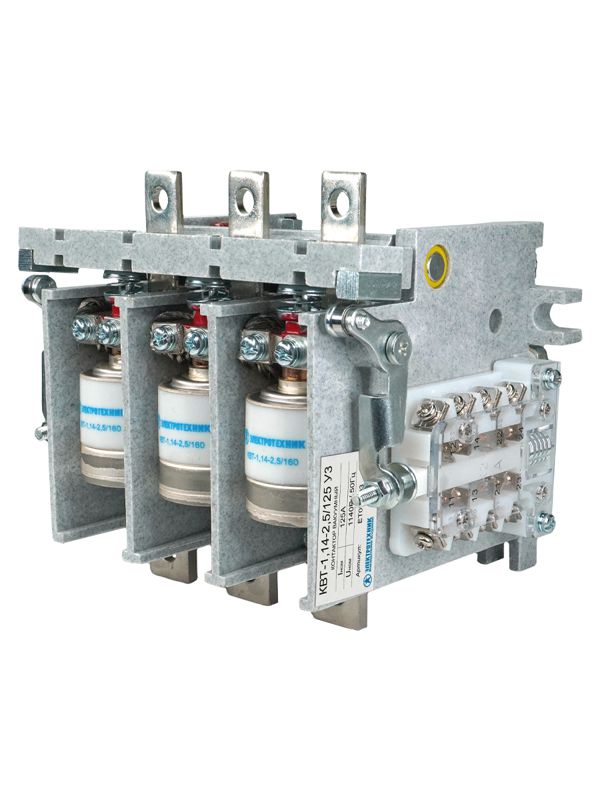 контактор вакуумный квт-1.14-2.5/125-3 у3 3п кат. 110в 4но+3нз ip00 без реле электротехник et002103 от BTSprom.by