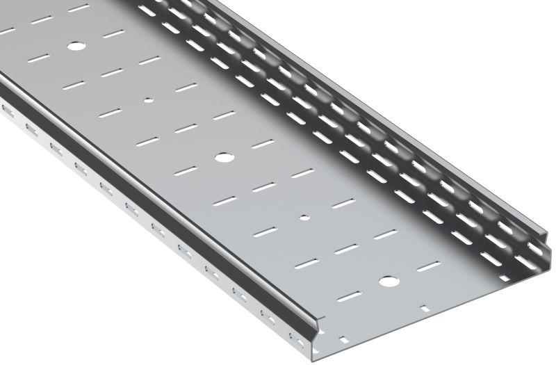 Лоток листовой перфорир. 50х300 L2500 сталь 1.5мм ESCA 7 IEK CLP10-050-300-150-D25 от BTSprom.by