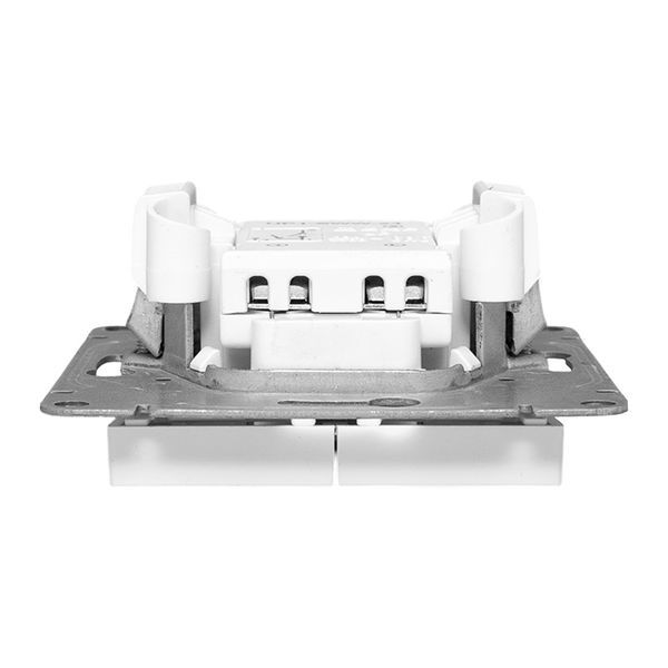  Выключатель 2-кл. СП Эпика с подсветкой механизм бел. EKF UP1-SWW-24 фото в каталоге от BTSprom.by