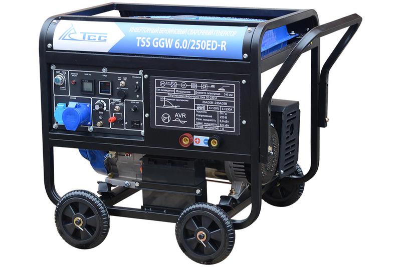 бензогенератор инверторный сварочный tss ggw 6.0/250ed-r тсс 022959 от BTSprom.by