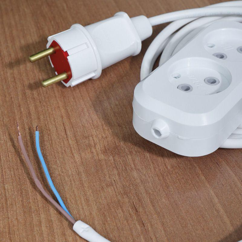  Колодка удлинителя 2-м без заземл. Rexant 11-8701 фото в каталоге от BTSprom.by