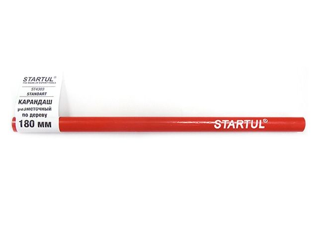 карандаш разметочный 180мм startul standart (st4303) (строительный) st4303 от BTSprom.by