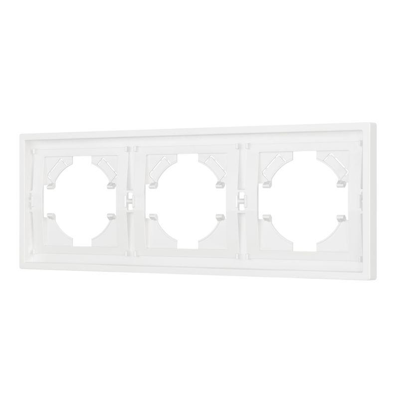 рамка 3-м frm-tendo-sfpl-3-wh пластик. бел. arlight 054653 от BTSprom.by