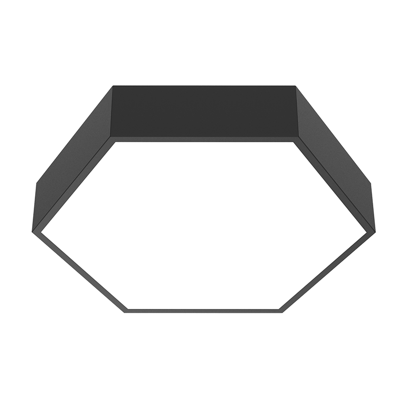 светильник светодиодный gexus 520х600 up’n’down 20вт/50вт 4000к шестиугольный подвесной с опаловым рассеив. ral9005 черн. муар varton v1-r0-90650-30000-4007040 от BTSprom.by