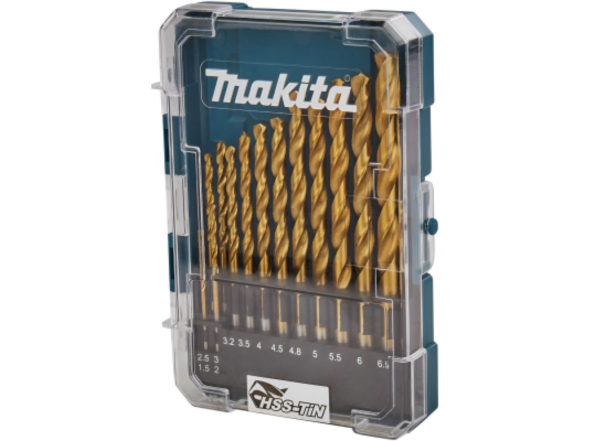 набор сверл по металлу hss-tin economy 1.5-6.5 мм (13 шт) makita d-72855 от BTSprom.by