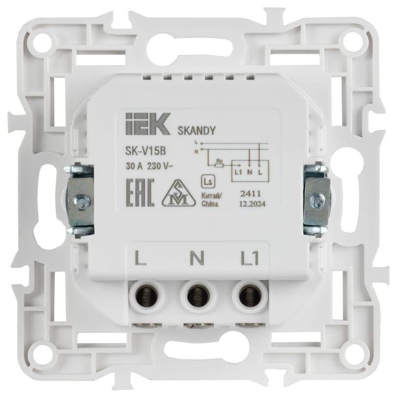  Выключатель карточный SKANDY 30А SK-V15B беж. IEK SK-V11-0-10-K10 фото в каталоге от BTSprom.by