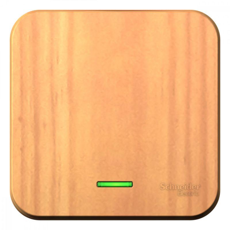 выключатель 1-кл. оп blanca 10а ip20 (сх. 1) 250в с подсветкой ясень se blnva101105 от BTSprom.by