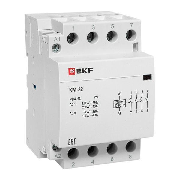 контактор модульный км 32а 4nо (3 мод.) ekf km-3-32-40 от BTSprom.by