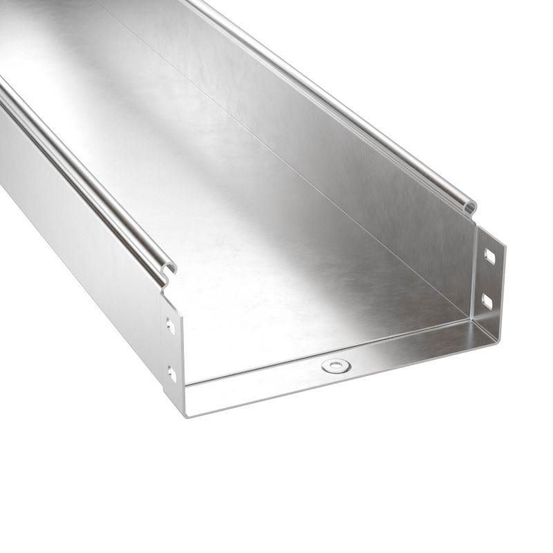 Лоток листовой неперфорир. 600х100 L3000 1.5мм цинк-ламель DKC 3510715ZL от BTSprom.by