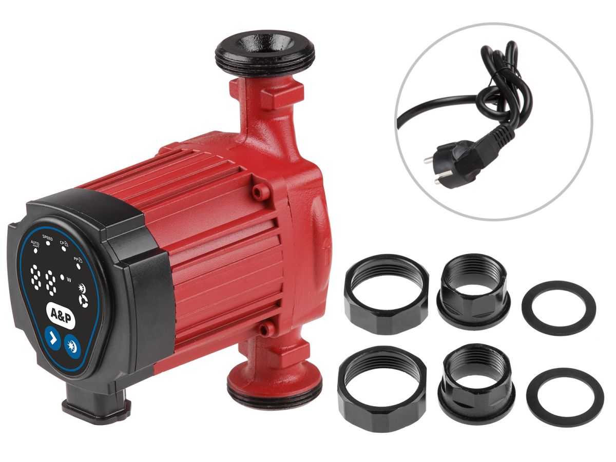 Насос циркуляционный WISE-25/40-180, A&P (5-22 Вт, 2400 л/ч, 4 м, для отопления) AP118W003 фото в каталоге от BTSprom.by  Насос циркуляционный WISE-25/40-180, A&P (5-22 Вт, 2400 л/ч, 4 м, для отопления) AP118W003 фото в каталоге от BTSprom.by