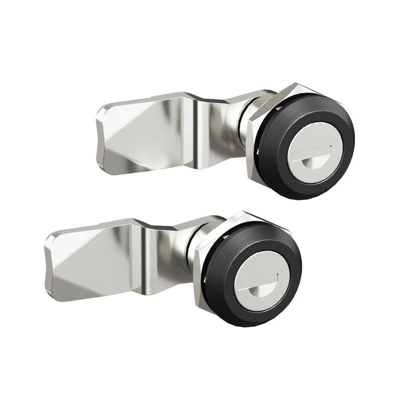 комплект поворотных замков с личинкой под уникальный ключ для навесных корпусов ключи в комплекте (уп.2шт) dkc r5ce229n от BTSprom.by