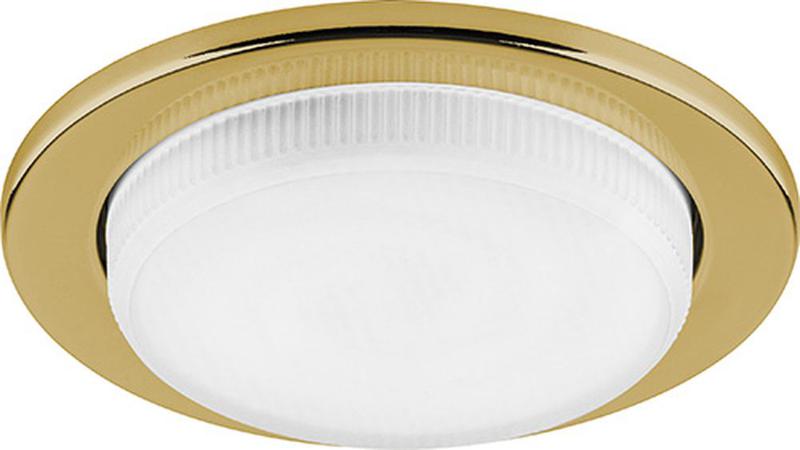 светильник потолочный встраиваемый 20вт 230в gx53 зол. без лампы dl53 feron 28453 от BTSprom.by