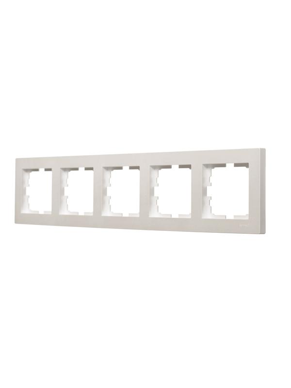 Рамка 5-местн. горизонт. VESNA жемчуж./бел. перламутр LEZARD 742-3000-150 фото в каталоге от BTSprom.by  Рамка 5-местн. горизонт. VESNA жемчуж./бел. перламутр LEZARD 742-3000-150 фото в каталоге от BTSprom.by