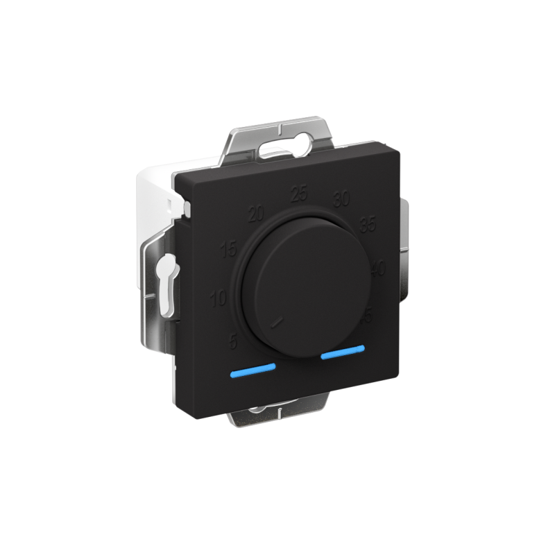 механизм термостата atlasdesign 10а электрон. для теплого пола с выносным датчиком +5град.c +45град.c в сборе карбон sche atn001035 от BTSprom.by