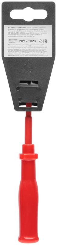  Отвертка изолированная 1000В CrV сталь пластик. ручка 3х75мм SL FIT 55801 фото в каталоге от BTSprom.by