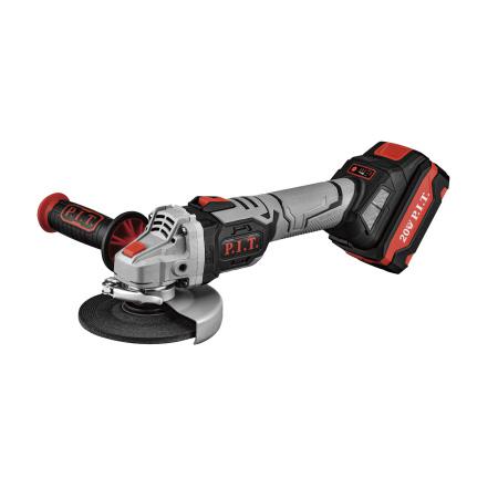 машина шлифовальная угловая аккумуляторная бесщеточная 20в 125мм 3 скорости 2 акб заряд. устр. (кейс) p.i.t. pws20h-125b/2 от BTSprom.by