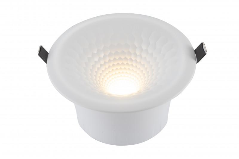  Светильник встраиваемый IP20 6Вт LED бел. пластик DENKIRS DK3045-WH фото в каталоге от BTSprom.by