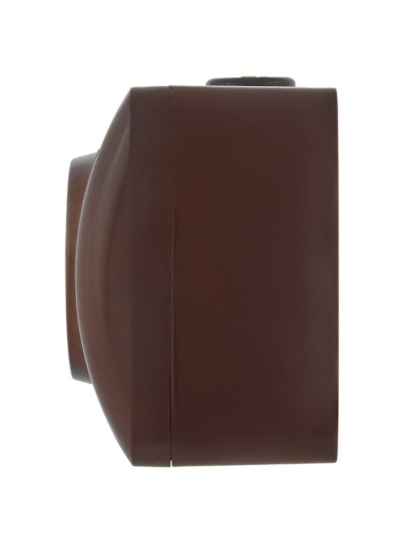  Розетка 2-м ОП Nata 16А IP20 с заземл. керамика вишня LEZARD 710-0600-127 фото в каталоге от BTSprom.by