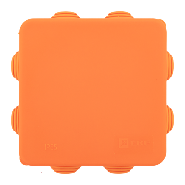  Коробка огнестойкая E45 85х85х40мм IP55 с клеммниками 6 полюсов 0.5-10кв.мм HF EKF plc-kmfr-85-610 фото в каталоге от BTSprom.by