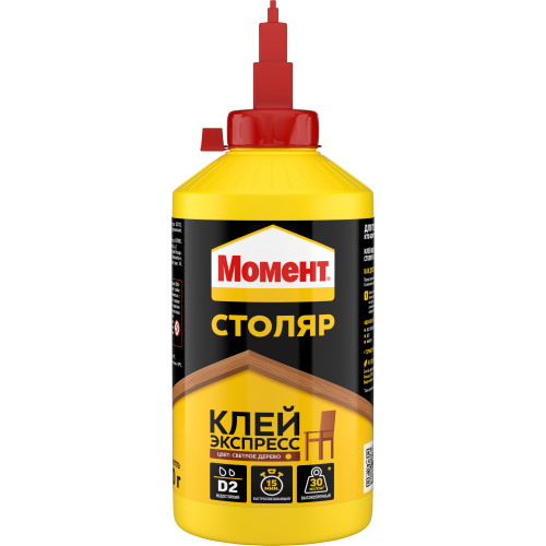 клей пва "момент столяр клей-экспресс" 750г момент б0005804 от BTSprom.by