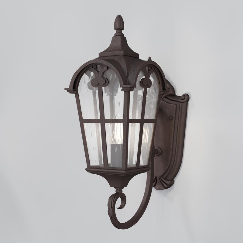  Светильник Albion 1х60Вт E27 IP44 бра настен. Maytoni O413WL-01BZ1 фото в каталоге от BTSprom.by