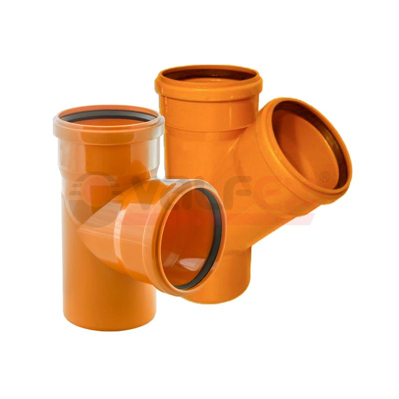 тройник 45град. 110-110 рыжий (18) valfex 32110110 от BTSprom.by