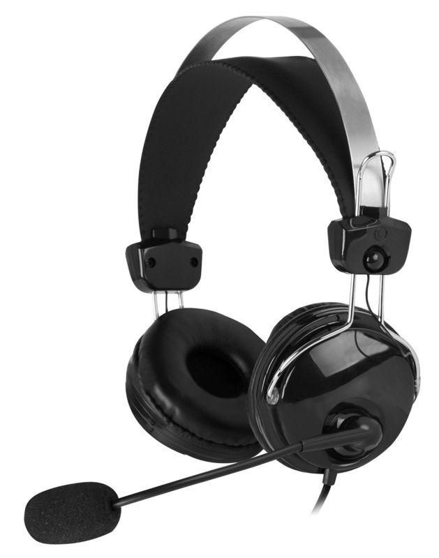 наушники с микрофоном hu-7p черн. 2м накладные usb оголовье hu-7p a4tech 1379906 от BTSprom.by