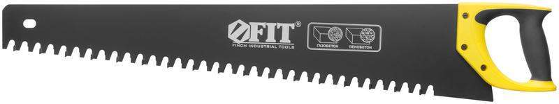 ножовка по пенобетону карбидные вставки на каждом 2-ом зубе прорезиненная ручка 700мм fit 40773 от BTSprom.by